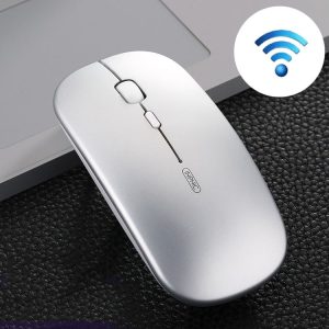 Inphic PM1 Office Mute Wireless Laptop Mouse, Style: Matte (Space Silver)
