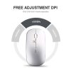 Inphic PM1 Office Mute Wireless Laptop Mouse, Style: Matte (Space Silver) - Image 8