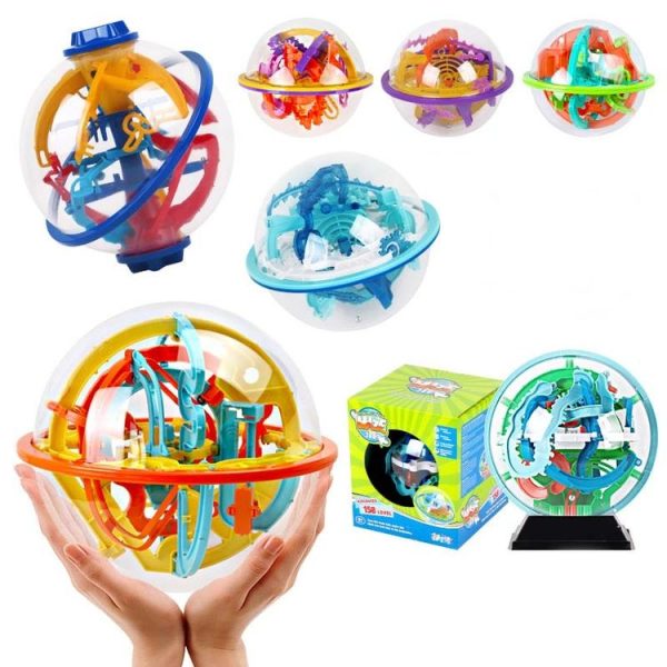 101202 110 Levels Intelligence Breakthrough Maze Ball Magic Ball Portable Children Toy - Image 2