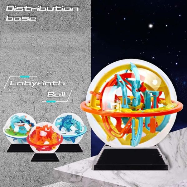 101202 110 Levels Intelligence Breakthrough Maze Ball Magic Ball Portable Children Toy - Image 5