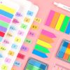 5pcs Fluorescent Transparent Small Sticker Note Indicator Label Index Sticker, Specification: 7660 (One Box) - Image 4