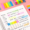5pcs Fluorescent Transparent Small Sticker Note Indicator Label Index Sticker, Specification: 7660 (One Box) - Image 5