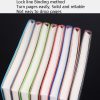 Notebook Student Notepad Diary Book Business Record Book PU Notebook, Cover color: B5 Plain Weave Black - Image 5