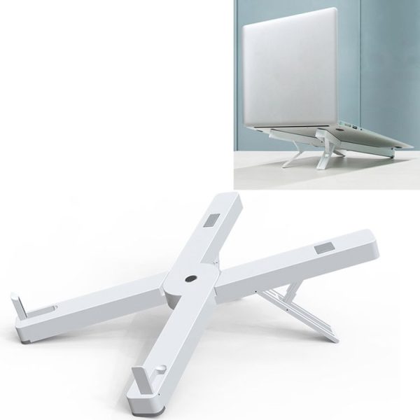 D27 Laptop Stand Bracket Desktop Increase Heat Dissipation Base Lift Tablet Stand (White)