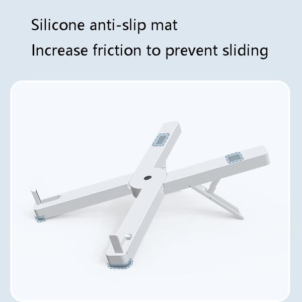 D27 Laptop Stand Bracket Desktop Increase Heat Dissipation Base Lift Tablet Stand (White) - Image 3