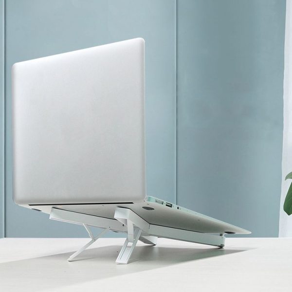 D27 Laptop Stand Bracket Desktop Increase Heat Dissipation Base Lift Tablet Stand (White) - Image 8