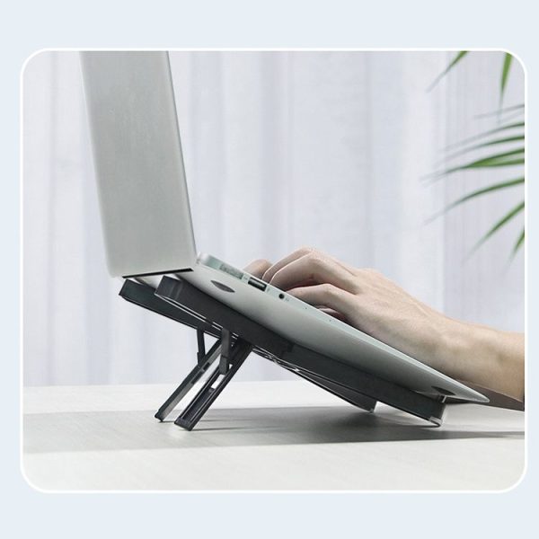 D27 Laptop Stand Bracket Desktop Increase Heat Dissipation Base Lift Tablet Stand (White) - Image 9