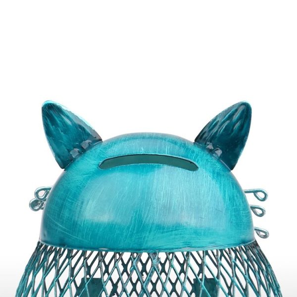 Cat Piggy Bank Metal Coin Bank Money Box Figurines Coin Box Saving Money Home Decor New Year Christmas Gift For Kids - Image 4