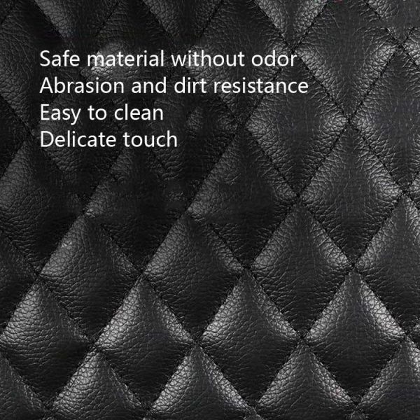 Car Storage Net Pocket Between Two Seats Storage Bag Universal Car Screen Suspension Car Storage (Black) - Image 4