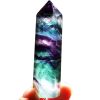 Natural Rough Stone Hexagonal Crystal Column Colorful Fluorite Column Ornaments, Size: 6.1-6.4 cm - Image 2