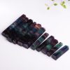 Natural Rough Stone Hexagonal Crystal Column Colorful Fluorite Column Ornaments, Size: 13.1-14 cm - Image 6