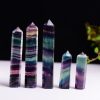 Natural Rough Stone Hexagonal Crystal Column Colorful Fluorite Column Ornaments, Size: 13.1-14 cm - Image 8
