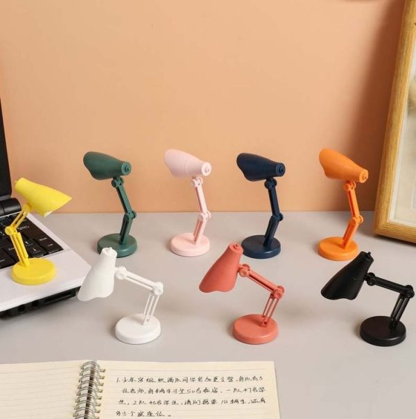3 PCS Mini LED Desk Lamp Folding Portable Night Light Magnetic Eye Protection Desk Lamp (LD01-White) - Image 2