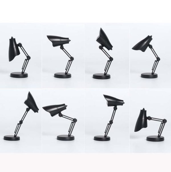 3 PCS Mini LED Desk Lamp Folding Portable Night Light Magnetic Eye Protection Desk Lamp (LD01-White) - Image 3