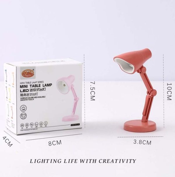 3 PCS Mini LED Desk Lamp Folding Portable Night Light Magnetic Eye Protection Desk Lamp (LD01-White) - Image 4