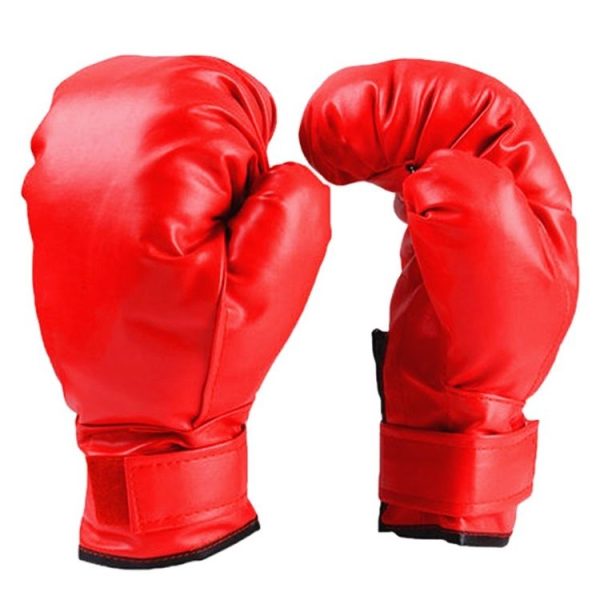 Solid Color Fitness Boxing Gloves Fighting Sanda Muay Thai Training Gloves, Size: Adults - Image 2