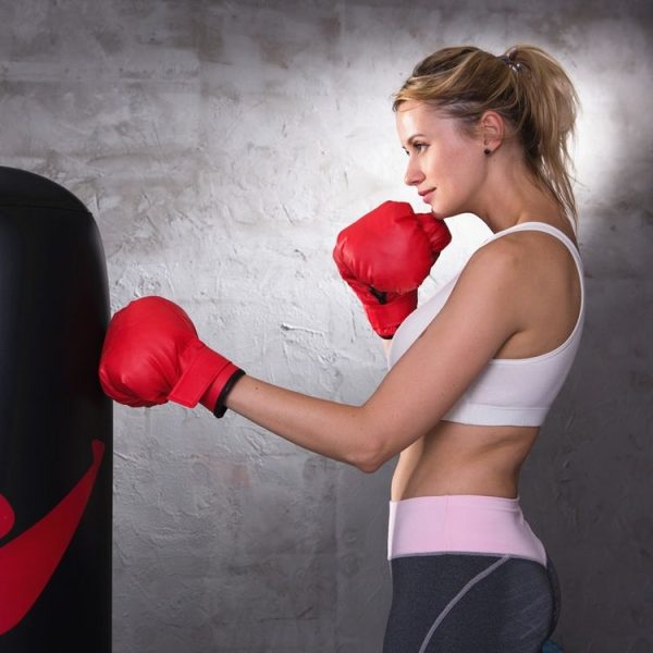 Solid Color Fitness Boxing Gloves Fighting Sanda Muay Thai Training Gloves, Size: Adults - Image 6