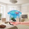 Colorful Lights 5 Induction Quadcopter UFO Mini Drone, Colour: Blue + Remote Control - Image 4