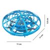 Colorful Lights 5 Induction Quadcopter UFO Mini Drone, Colour: Blue + Remote Control - Image 7