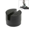 Floor Slotted Car Rubber Jack Pad Frame Protector Adapter Jacking Disk Pad Tool (Black)