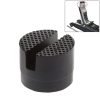 Floor Slotted Car Rubber Jack Pad Frame Protector Adapter Jacking Disk Pad Tool (Black) - Image 2