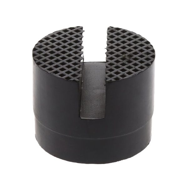 Floor Slotted Car Rubber Jack Pad Frame Protector Adapter Jacking Disk Pad Tool (Black) - Image 4