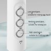 Whisk Household Electric Baking Mini Wireless Hand-Held Charging Stirrer Milk Frother (White) - Image 3