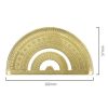 Brass Retro Drawing Ruler Measuring Tools, Model: 0-180 Degree Protractor - Image 2