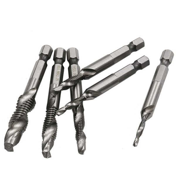 6 PCS / Set HSS Multi-Function Integrated Composite Tap Hole Tapping Chamfering - Image 7