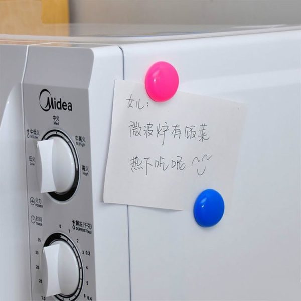 20 PCS Colorful Round Multi-function Refrigerator Magnetic Stickers, Random Color Delivery - Image 2