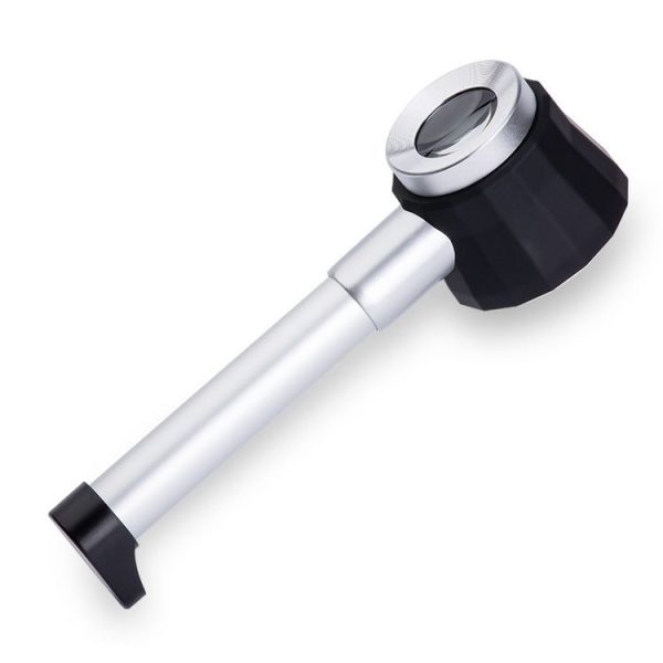 Handheld With Scale With 3 Lights 45 Times Magnifying Glass High-Definition Double Lens Magnifying Glass - Image 2