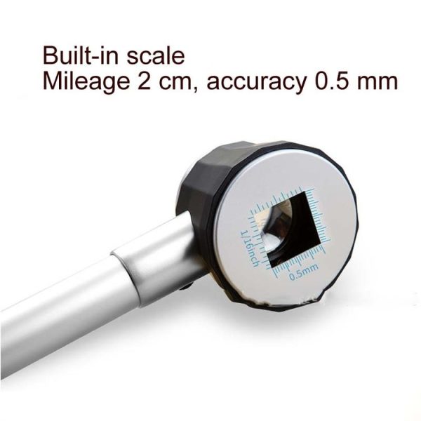Handheld With Scale With 3 Lights 45 Times Magnifying Glass High-Definition Double Lens Magnifying Glass - Image 4