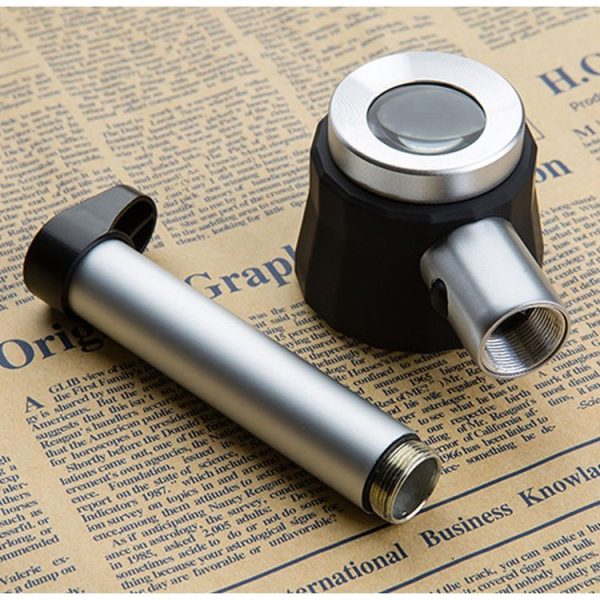 Handheld With Scale With 3 Lights 45 Times Magnifying Glass High-Definition Double Lens Magnifying Glass - Image 6