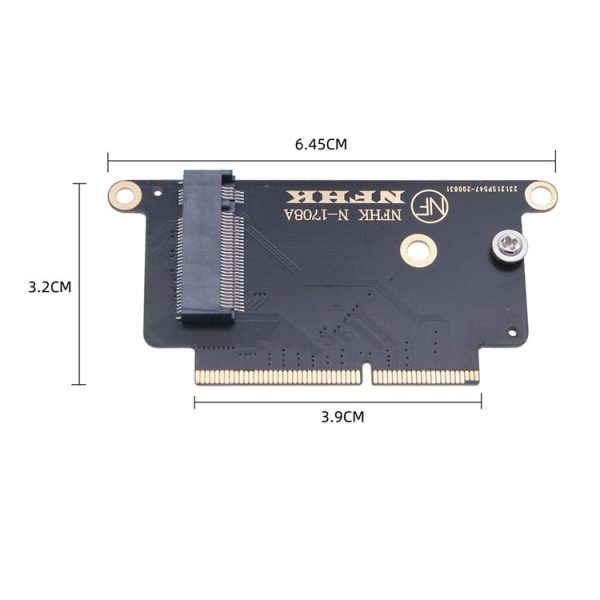 NVMe M.2 NGFF SSD Adapter Card for MacBook Pro 13.3 inch A1708 (2016 - 2017) - Image 5