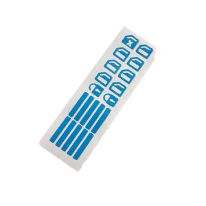 Car Window Sticker Lifter Modified Sticker Car Luminous Switch Car Window Button Car Sticker (Luminous Blue)