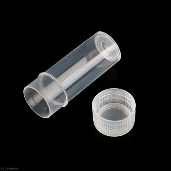 30 PCS 5ml Plastic Test Tubes Vials Sample Container, Powder Craft Screw Cap Bottles for Office School Chemistry Supplies, Capacity: 5ml - Image 3