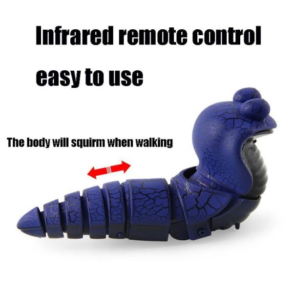 7702 Infrared Remote Control Simulation Cobra Tricky Toy (Gray) - Image 7