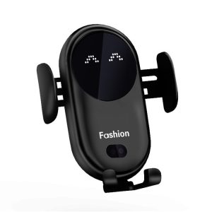 S11 Smart Infrared Sensor Car Wireless Charger, Colour: Black