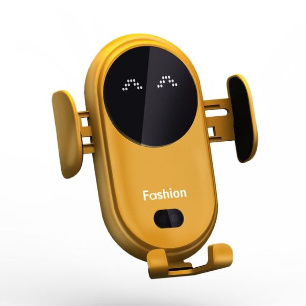 S11 Smart Infrared Sensor Car Wireless Charger, Colour: Yellow