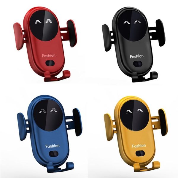 S11 Smart Infrared Sensor Car Wireless Charger, Colour: Yellow - Image 2