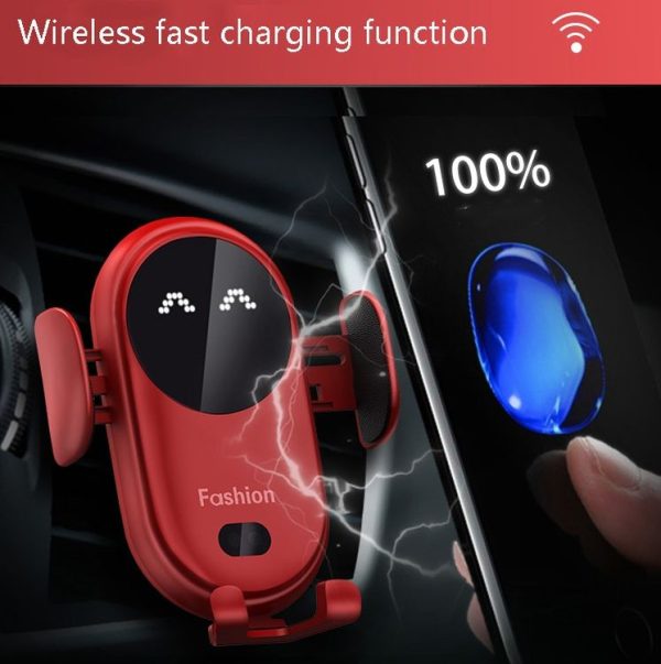 S11 Smart Infrared Sensor Car Wireless Charger, Colour: Yellow - Image 5