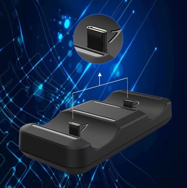 IPega HBP-262 Gamepad Dual Charger Mini Wireless Controller Charger For PS5 - Image 5