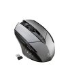 Inphic PM6 6 Keys 1000 / 1200 / 1600 DPI Home Gaming Wireless Mechanical Mouse, Colour: Gray Wireless Charging Silent Version - Image 2