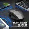 Inphic A1 6 Keys 1000 / 1200 / 1600 DPI Home Gaming Wireless Mechanical Mouse, Colour: Gray Wireless+Bluetooth 4.0+Bluetooth 5.0 - Image 4