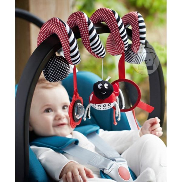 Multi-functional Spiral Baby Bed Baby Carriage Activity Toy Educational Toys (Bee) - Image 4