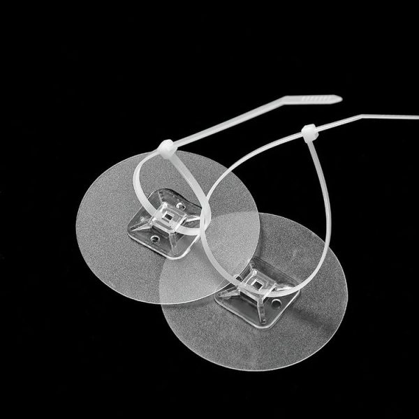 5 Set Child Protection Cabinet Anti-Falling Anti-Dropping Fixture Wall Tie Line Non-Marking Patch (Diameter 78mm) - Image 2