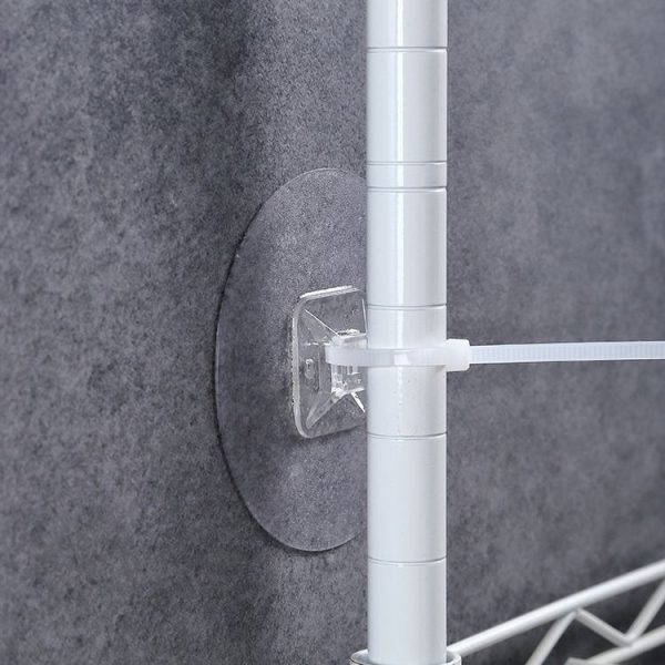 5 Set Child Protection Cabinet Anti-Falling Anti-Dropping Fixture Wall Tie Line Non-Marking Patch (Diameter 78mm) - Image 8