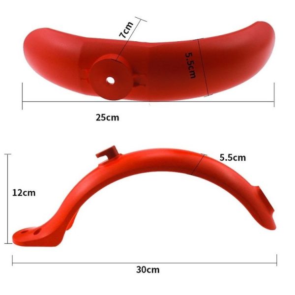 Electric Scooter Modified Fenders for Xiaomi Mijia M365 / M365 Pro, Specification: Front Fender+Rear Fender (With Hook+Screws+Tools) - Image 3