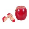 Adult Wooden Intelligence Toys Classical Toys Luban Lock, Colour: Red Barrel - Image 3