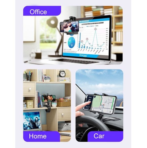Car Mobile Phone Holder Car Dashboard Rearview Mirror Navigation Bracket With Stop Sign - Image 17